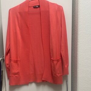 Urban coco Vibrant Coral Cardigan